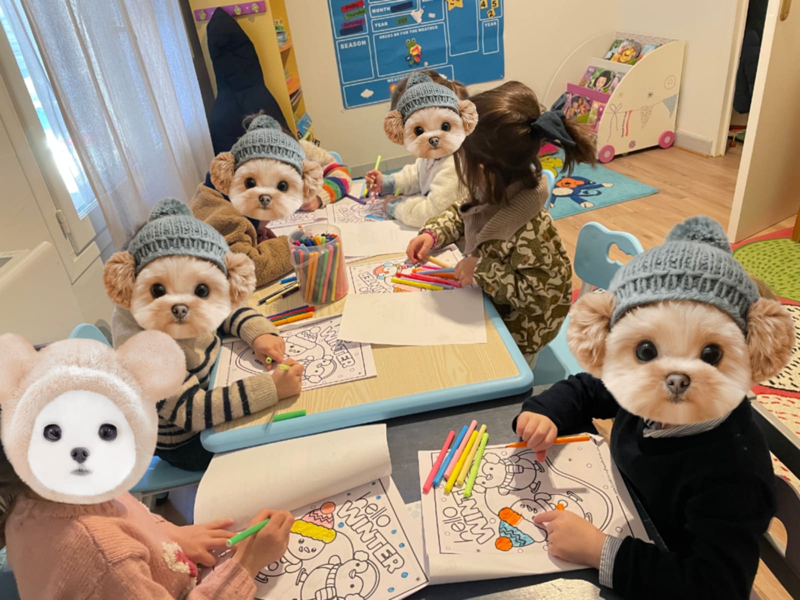 Fun learning activities - Quiet Coloring Time